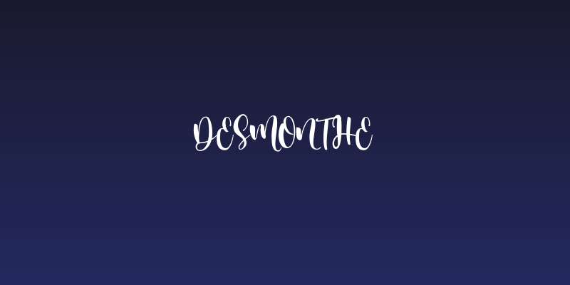 desmonthe Social Header