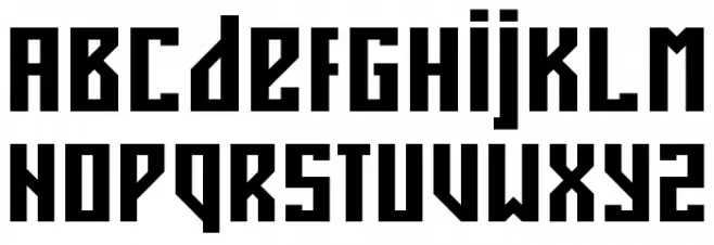 desonanz Font Litere mari