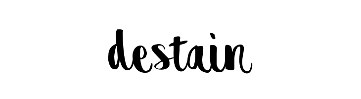 destain  Descarca Fonturi Gratis