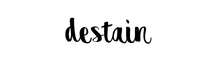 destain  Descarca Fonturi Gratis