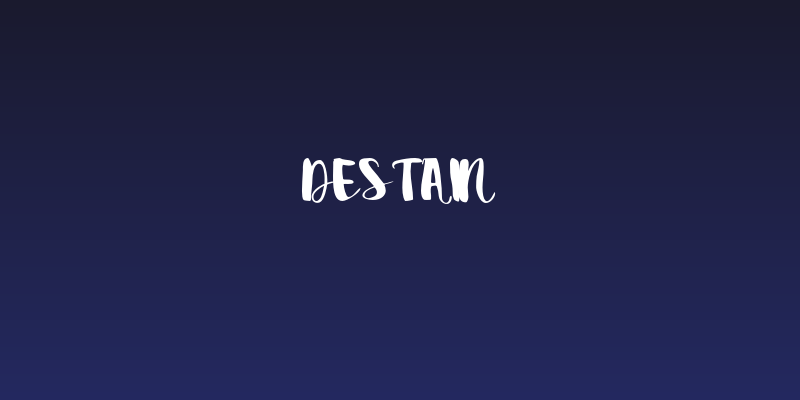destain Social Header