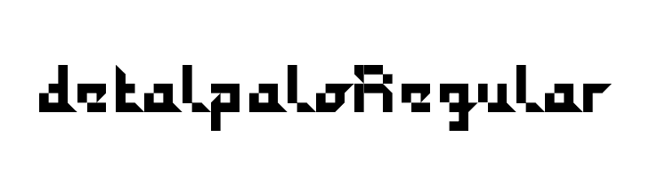 detalpaloRegular  免费字体下载