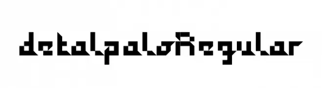 detalpaloRegular  Скачать бесплатные шрифты