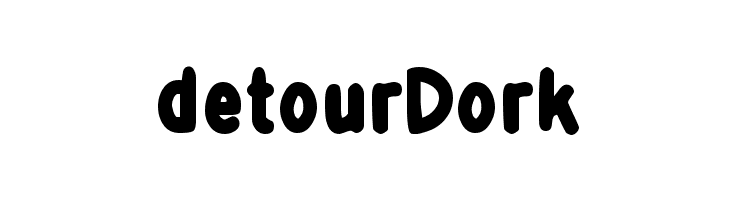 detourDork Font
