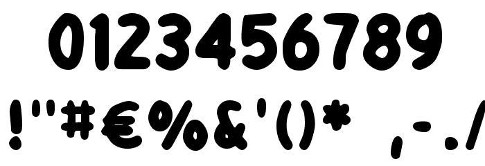 detourDork Font OTHER CHARS