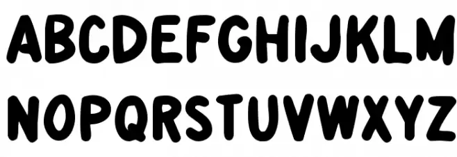detourDork Font UPPERCASE