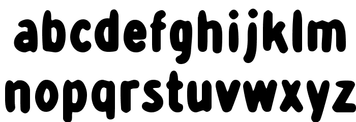 detourDork Font LOWERCASE