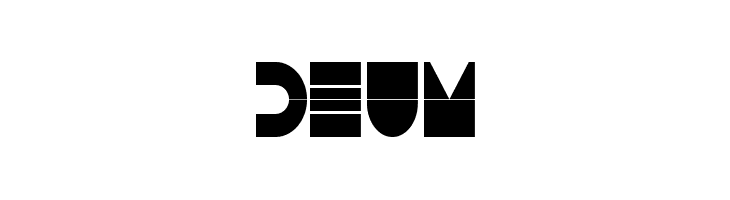 deum  Frei Schriftart Herunterladen