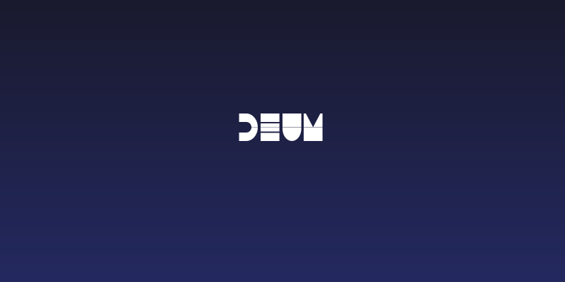 deum Social Header