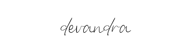 devandra  Free Fonts Download