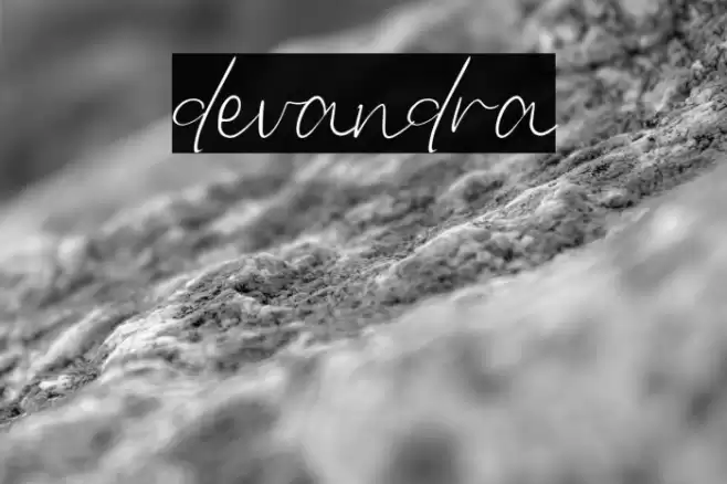 devandra Font examples