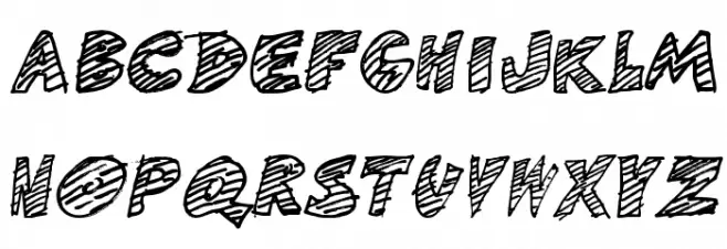 DF-GameOver 字体 大写