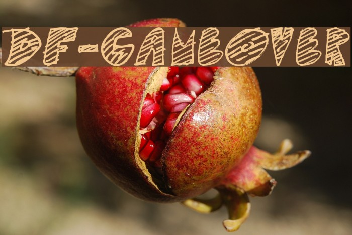 DF-GameOver Font examples