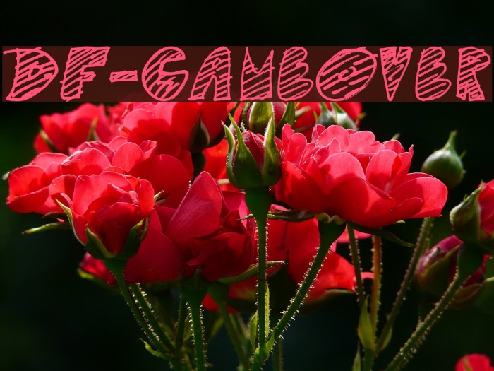 DF-GameOver Font examples