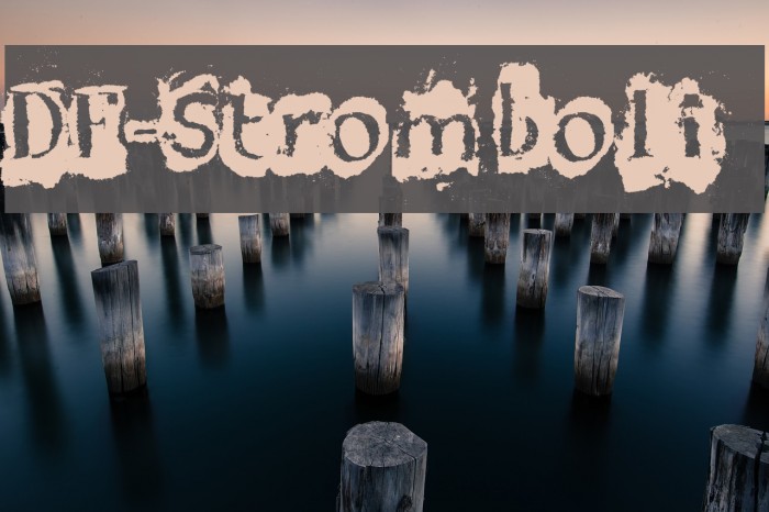 DF-Stromboli Font examples