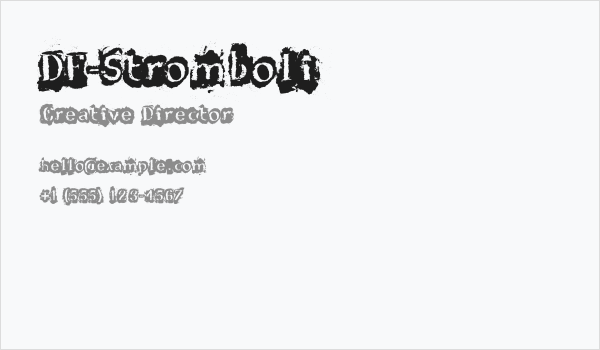 DF-Stromboli Business Card