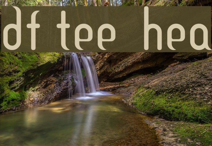 DF Temple Heavy Font examples