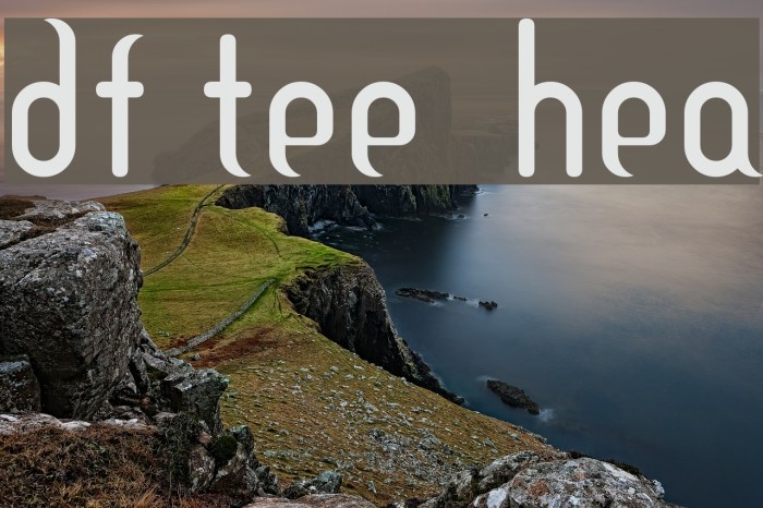DF Temple Heavy Font examples
