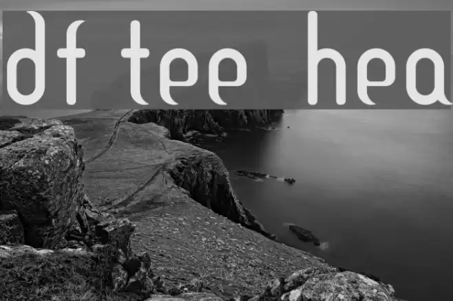 DF Temple Heavy Шрифта examples