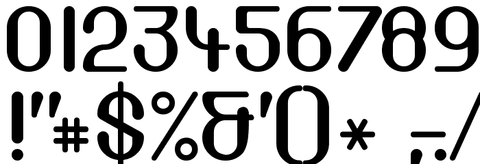 DF667 Chlorine Font OTHER CHARS