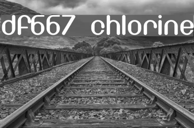 DF667 Chlorine フォント examples