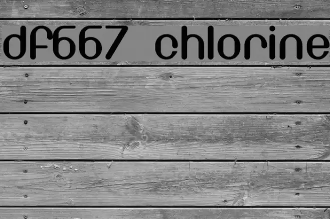 DF667 Chlorine フォント examples