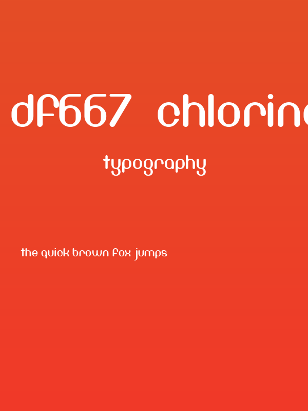 DF667  Chlorine Poster