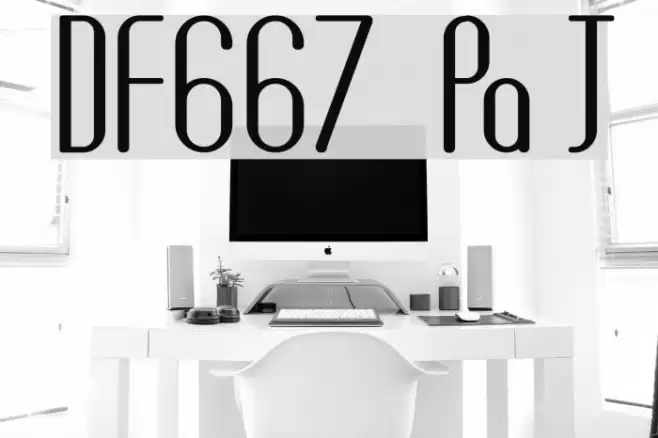 DF667 Plastic Jesus Font examples