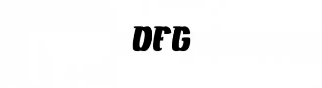 DFG  Frei Schriftart Herunterladen