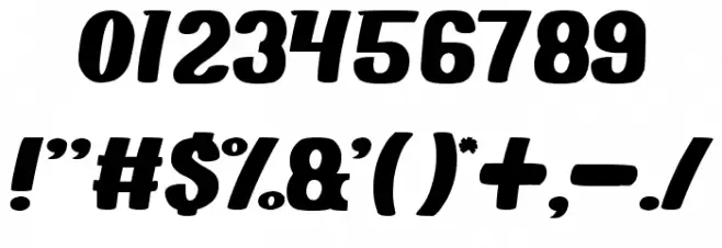 DFG Font OTHER CHARS