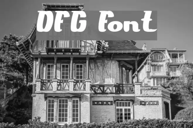 DFG Font examples