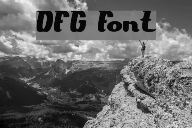 DFG Font examples
