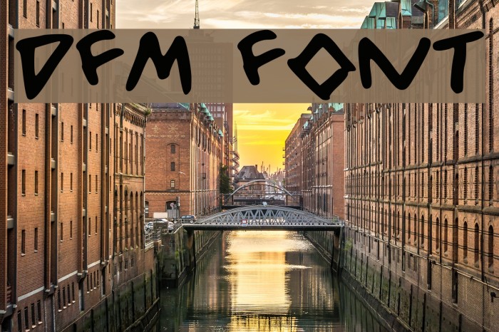 DFM Font examples