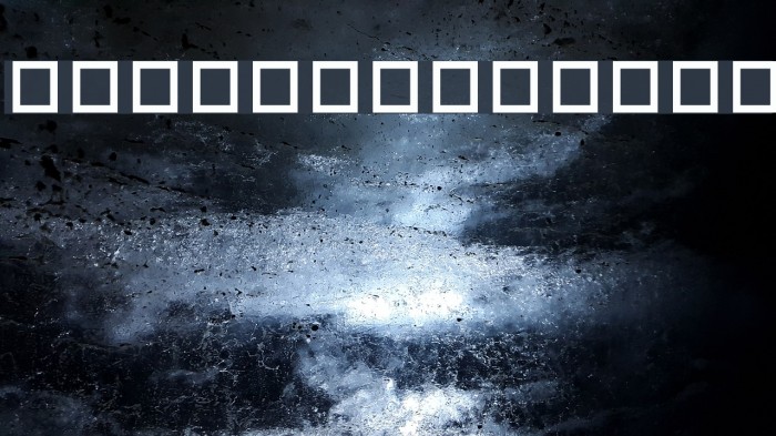 DFMingLight1B Font examples