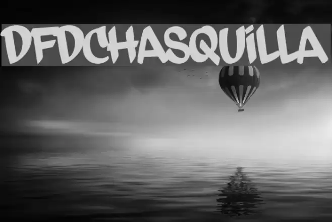 dfdChasquilla Font examples