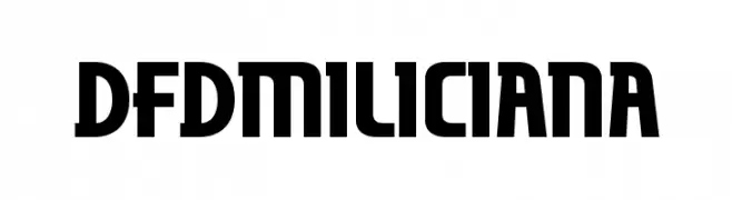 dfdMiliciana  baixar fontes gratis