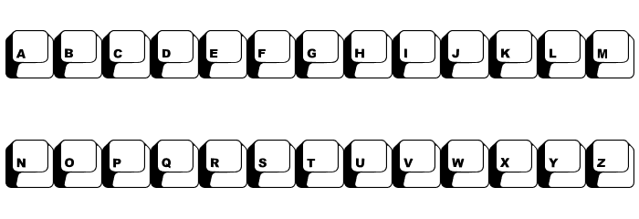 DH GENTRY [SIDE-B] Font UPPERCASE