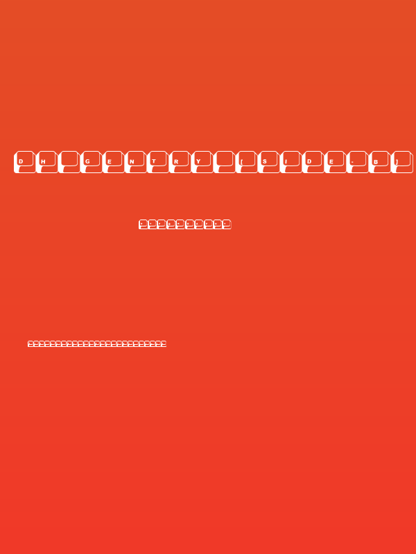 DH GENTRY [SIDE-B] Poster