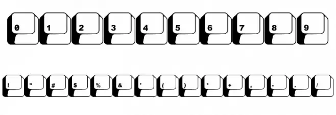 DH GENTRY Font OTHER CHARS