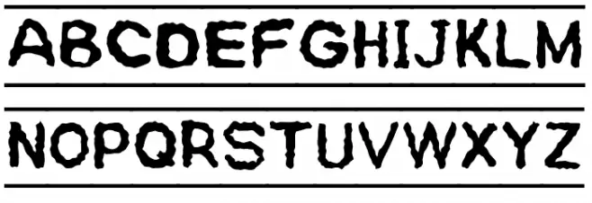 DH O-Ne-Sho 字体 大写