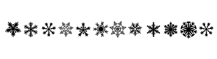 DH Snowflakes  नि: शुल्क फ़ॉन्ट्स डाउनलोड