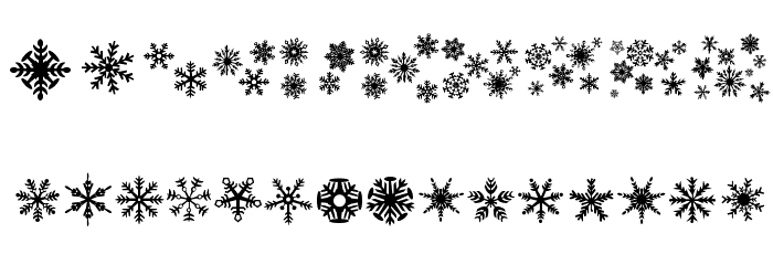 DH Snowflakes Font OTHER CHARS