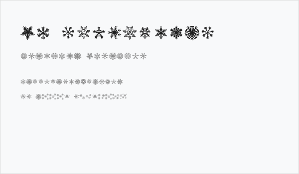 DH Snowflakes Business Card