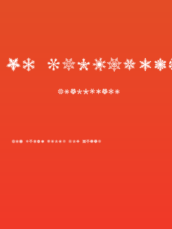 DH Snowflakes Poster