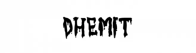 DHEMIT  Descarca Fonturi Gratis