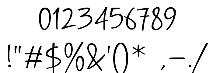 DHF A Great Happiness Font OTHER CHARS