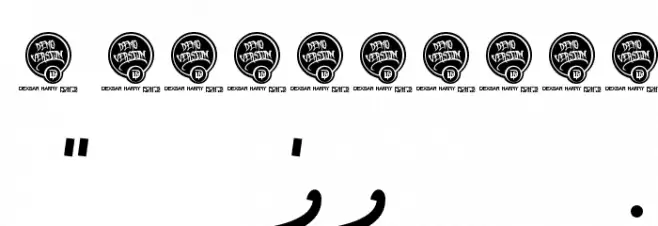 DHF Broffont Script Font OTHER CHARS