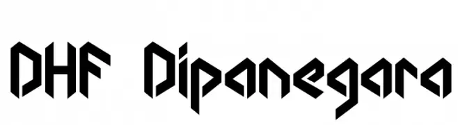 DHF Dipanegara  Frei Schriftart Herunterladen