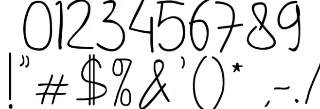 DHF Happy Birthday Ryan Font OTHER CHARS