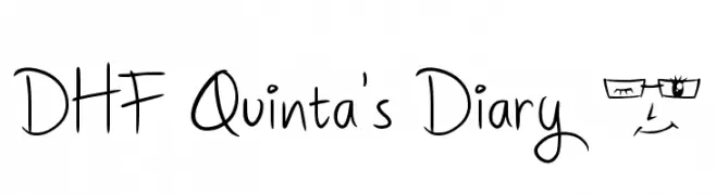 DHF Quinta's Diary @  Frei Schriftart Herunterladen